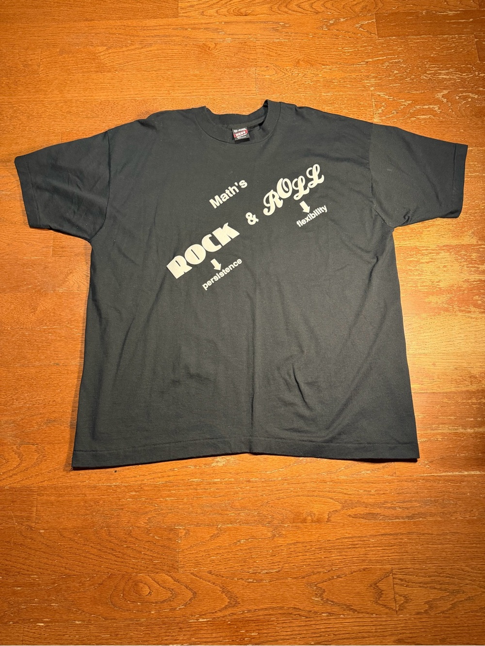 90s Vintage Math Pentathlon Rock and Roll Graphic Tee